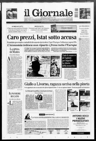 Il giornale : quotidiano del mattino